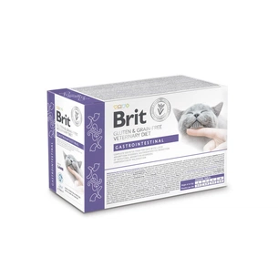 Вологий корм для кішок Brit GF VetDiets Gastrointestinal з ягням 12x85 г (8595602566730) зображення 1
