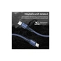 Дата кабель USB-C to USB-C 1.2m 60W PD FletchLink-CC blue Promate (fletchlink-cc.blue) - зменшене зображення 5