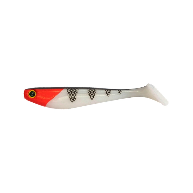 Силікон рибальський FishUP Wizzle Shad 7" 357 - Red Head (2шт/уп) (1864.11.36) - изображение 1