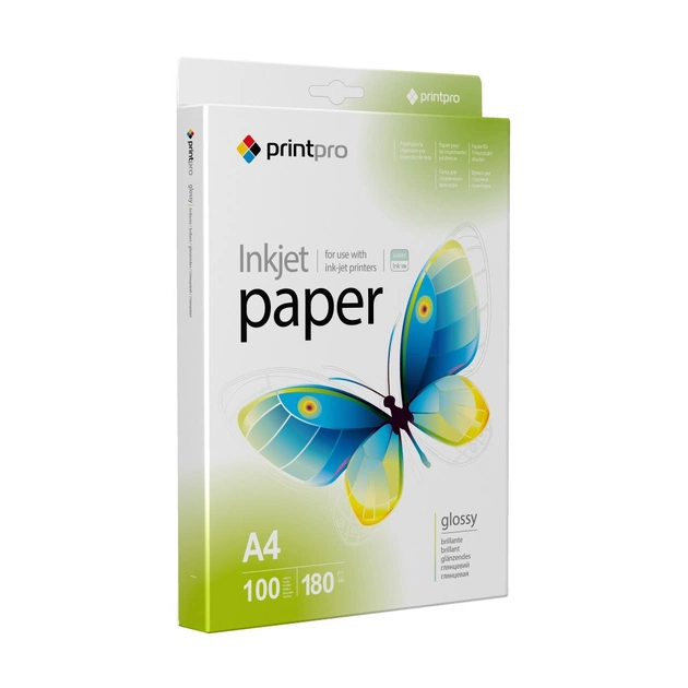 Фотопапір PrintPro A4 (PGE180100A4) - зображення 1