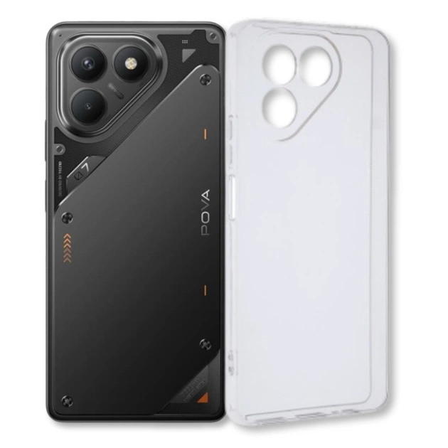 Чохол до мобільного телефона BeCover Tecno POVA 7 Neo (LJ6) Transparancy (715038) - зображення 1