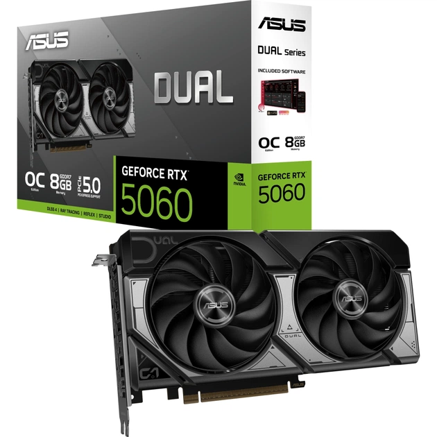 Відеокарта ASUS GeForce RTX5060 8Gb DUAL OC (DUAL-RTX5060-O8G) - picture 8