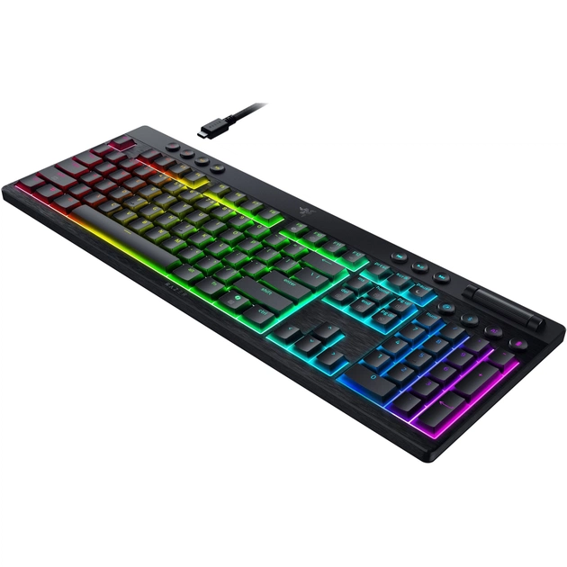 Клавіатура Razer BlackWidow V4 Low-Profile Wireless/Bluetooth/USB Green switch UA Black (RZ03-05270100-R3M1) - зображення 5