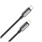 Дата кабель USB-C to Lightning 1.0m PD30W zinc alloy braided black ColorWay (CW-CBPDCL098-BK) - уменьшенное изображение 3