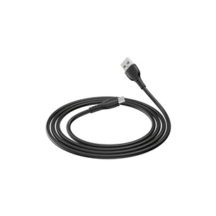 Дата кабель USB 2.0 AM to Micro 5P 1.0m 2.4A black BOROFONE (6931474743916) зображення 1
