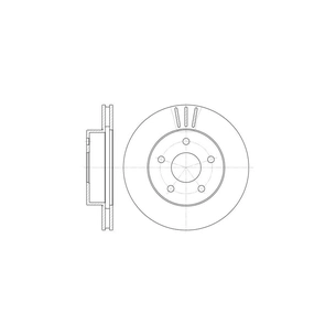 Гальмівний диск REMSA 6626.10 зображення 1