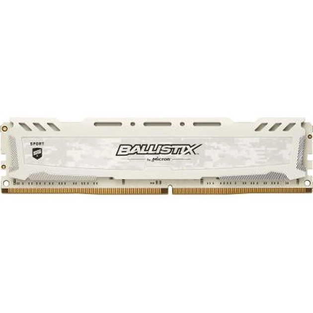 Модуль пам'яті для комп'ютера DDR4 8GB 2400 MHz Ballistix Sport LT White Micron (BLS8G4D240FSCK) - зображення 1