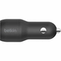 Зарядний пристрій Belkin Car Charger 24W Dual USB-A, USB-A - MicroUSB, 1m, black (CCE002BT1MBK) - уменьшенное изображение 3