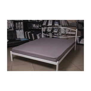 Простирадло Billerbeck на резинці (фланель) сіре 140-160/200 см (1677-570) зображення 1