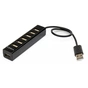 Концентратор Vinga USB2.0 to 7*USB2.0 HUB (VHA2A7) - зменшене зображення 2