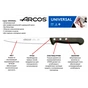 Кухонний ніж Arcos Universal для лосося 300 мм (283704) - уменьшенное изображение 6