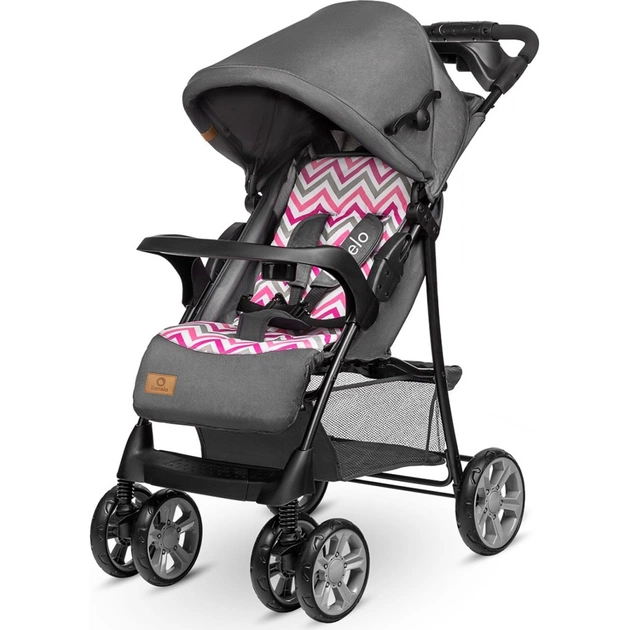 Коляска Lionelo Emma Plus Pink Scandi (LO-EMMA PLUS PINK SCANDI) - зображення 1