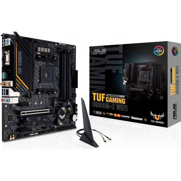 Материнська плата ASUS TUF GAMING B550M-E WI-FI (TUF GAMING B550M-E WIFI) - зображення 1