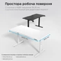 Компьютерный стол Anda Seat Xtreme 1600x800 White (AD-D-DD1-1600-07-W) - уменьшенное изображение 5