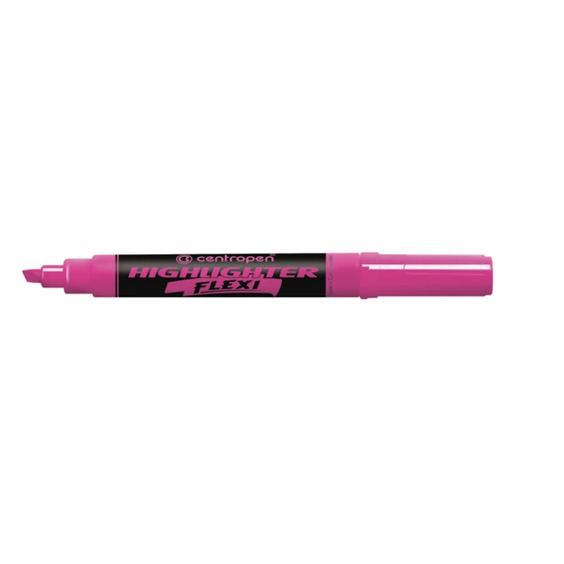 Маркер Centropen Fax Flexi 1-4.6 мм Розовый (8542/09) - изображение 1
