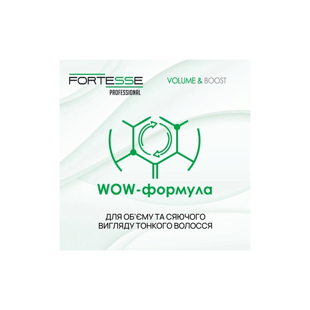 Шампунь Fortesse Professional Volume & Boost Для об'єму волосся 1000 мл (4820000306157) - picture 3