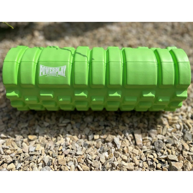 Масажний ролик PowerPlay 4025 Massage Roller 33x14см Зелений (PP_4025_Green) - picture 6