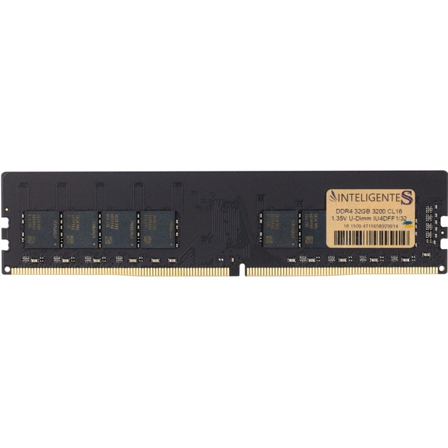 Модуль пам'яті для комп'ютера DDR4 32GB 3200 MHz INTELIGENTES (IU4DFF1/32) - изображение 1