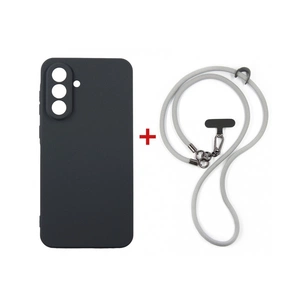 Чохол до мобільного телефона Dengos Case + Cross-body Strap Samsung Galaxy A57 Black+Grey (DG-KM-CCRB-09) зображення 1