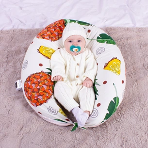 Подушка MirSon для вагітних та годування №8328 Print Line 17-0263 Ananas Бязь 30х170х20 см (2200006200536) зображення 1