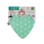 Слинявчик Еко Пупс Eco Cotton бандана 21x30 (ментол, зірочки) (BEC-011) - уменьшенное изображение 2