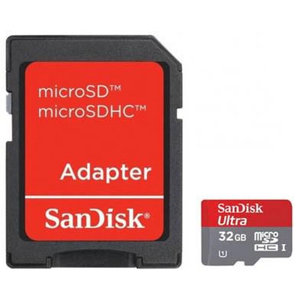 Карта пам'яті SanDisk 32Gb microSDHC Ultra UHS-I (SDSDQU-032G-U46A/SDSDQU-032G-U46A) - зображення 1