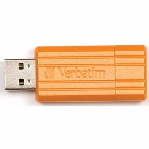 USB флеш накопичувач Verbatim 8Gb Store'n'Go PinStripe orange (47389) зображення 1