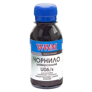 Чорнило WWM Canon/HP/Lexmark 100г Black (U06/B-2) зображення 1