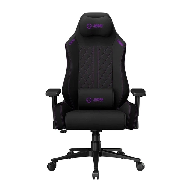 Крісло ігрове Lorgar CHA41 Black/Purple (LRG-CHA41-BK-PR) - зображення 1