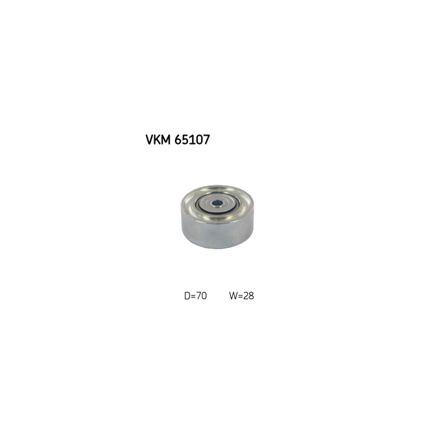 Ролик натягувача ременя SKF VKM 65107 - зображення 1