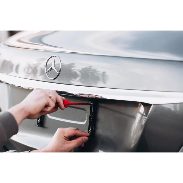 Рамка номерного знака RedHill невидимки чорні к-т 4шт (24-053-IS) - picture 7