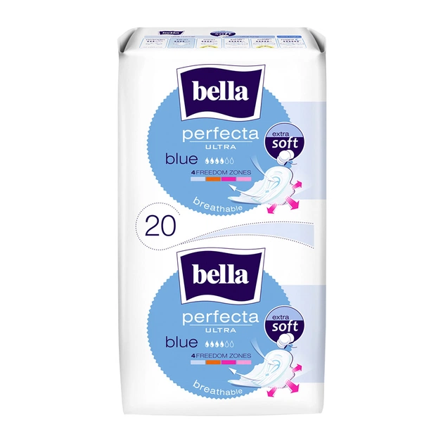 Гигиенические прокладки Bella Perfecta Blue Soft Ultra 20 шт. (5900516305888/5900516305253) - изображение 1