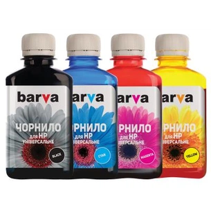 Чорнило Barva HP Universal №3 B/C/M/Y 4х180г (HU3-180-MP) зображення 1