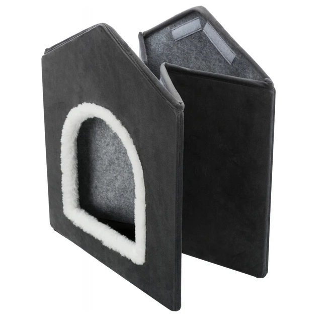 Будиночок для тварин Trixie Лівія 38х41х44 см темно-сірий (4057589379115) - picture 4