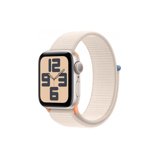 Смарт-годинник Apple Watch SE 2023 GPS 40mm Starlight Aluminium Case with Starlight Sport Loop (MR9W3QP/A) - зображення 1