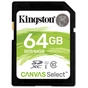 Карта пам'яті Kingston 64GB SDXC class 10 UHS-I U1 Canvas Select (SDS/64GB) - зменшене зображення 1