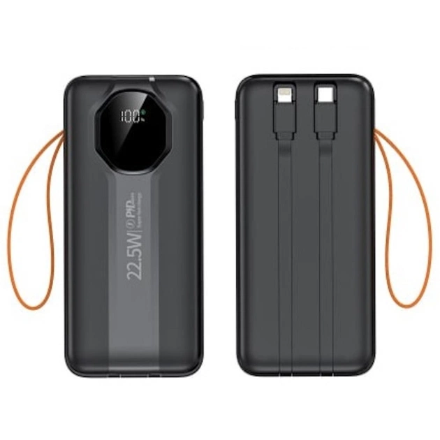 Батарея універсальна XoKo 30000mAh, 22,5W, PD, QC, black (WK-CK-018) - зображення 1