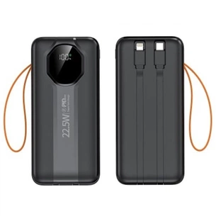 Батарея універсальна XoKo 30000mAh, 22,5W, PD, QC, black (WK-CK-018) зображення 1