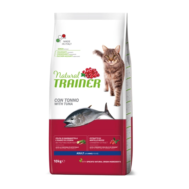 Сухий корм для кішок Trainer Natural Super Premium Adult з тунцем 10 кг (8059149246994) - зображення 1