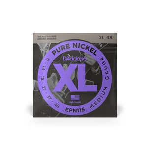 Струни для гітари D'Addario XL Pure Nickel Blues / Jazz Rock (11-48) (EPN115) picture 1