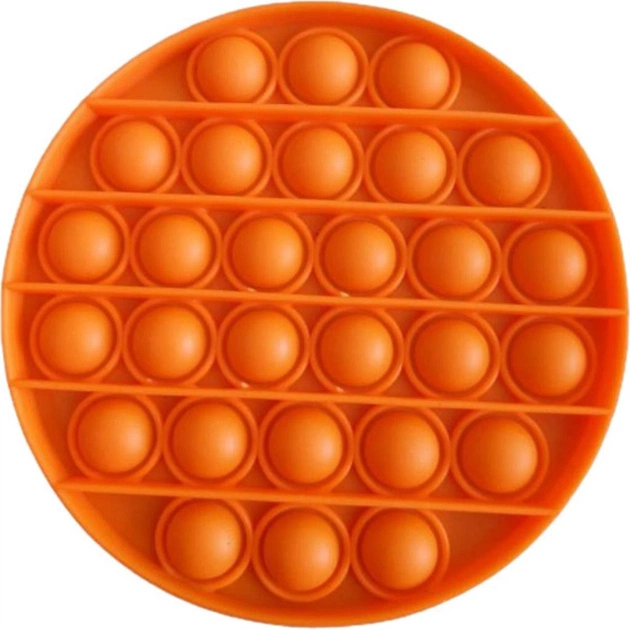 Антистрес Sibelly антистрес Pop It Mono Circle Orange (SB-PPIT-CRCL-OR) - изображение 1