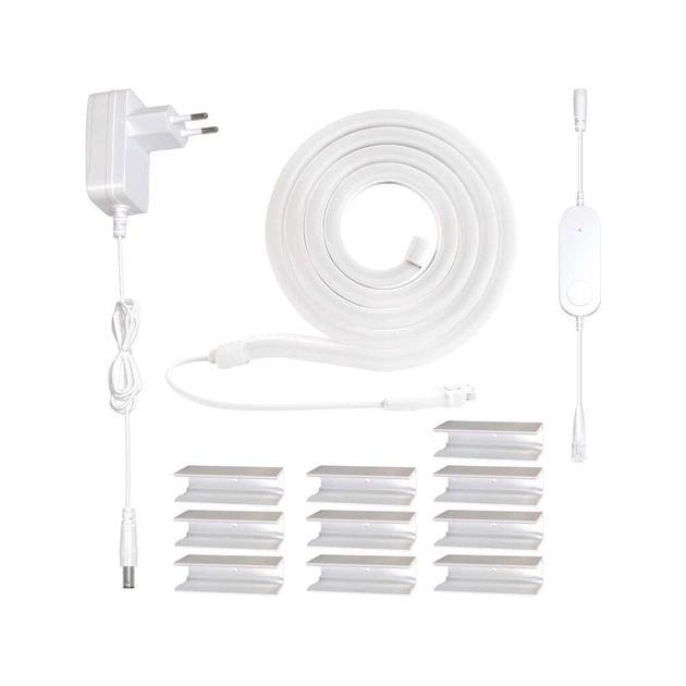 Світлодіодна стрічка EMOS ZPW313I NEON white 3 m 24 Вт RGBIC WiFi (ZPW313I) - зображення 3