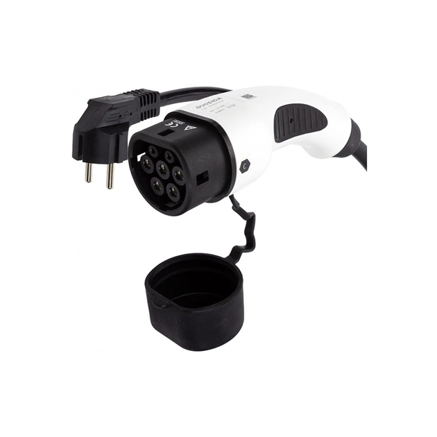 Зарядний пристрій для електромобіля Duosida Type 2 - Schuko (220V), 16A, 3.6кВт, 1-фазное, 5м (EV200276) - picture 3