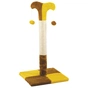 Дряпка (кігтеточка) для котів Природа Д02 Клоун стовпчик 70 cм (жовто-коричнева) (4820157402870) - зменшене зображення 1