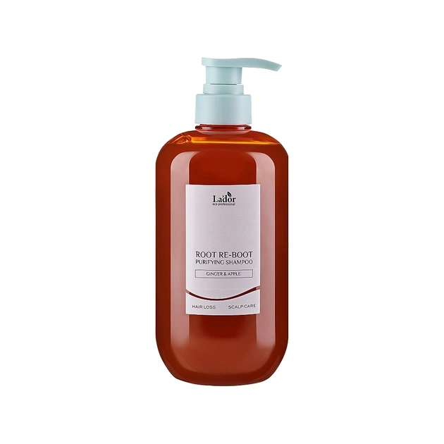 Шампунь La'dor Root Re-Boot Purifying Shampoo Ginger & Apple Для чутливої шкіри 800 мл (8809982980384) - зображення 1