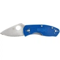 Ніж Spyderco Ambitious Serrated Lightweight S35VN Blue (C148SBL) - зменшене зображення 1