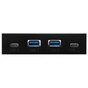 USB-хаб Frime USB 3.1 2 x type A & 2 x type C VL820 Black (ECF-FP2xTA&2xTC.32) - уменьшенное изображение 1
