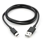 Дата кабель USB 2.0 AM to USB-C 1.0m PVC black Vinga (VCPDCTC1BK) - зменшене зображення 2