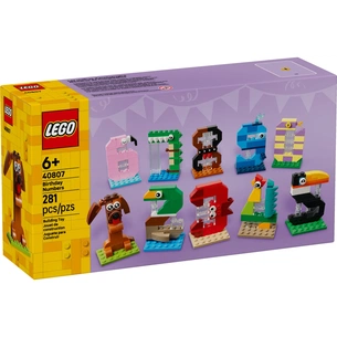 Конструктор LEGO Iconic Цифри на день народження (40807) зображення 1