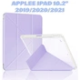 Чехол для планшета BeCover Ultra Slim Origami Transparent Apple Pencil Apple iPad 10.2 2019/2020/2021 Purple (711101) - уменьшенное изображение 1
